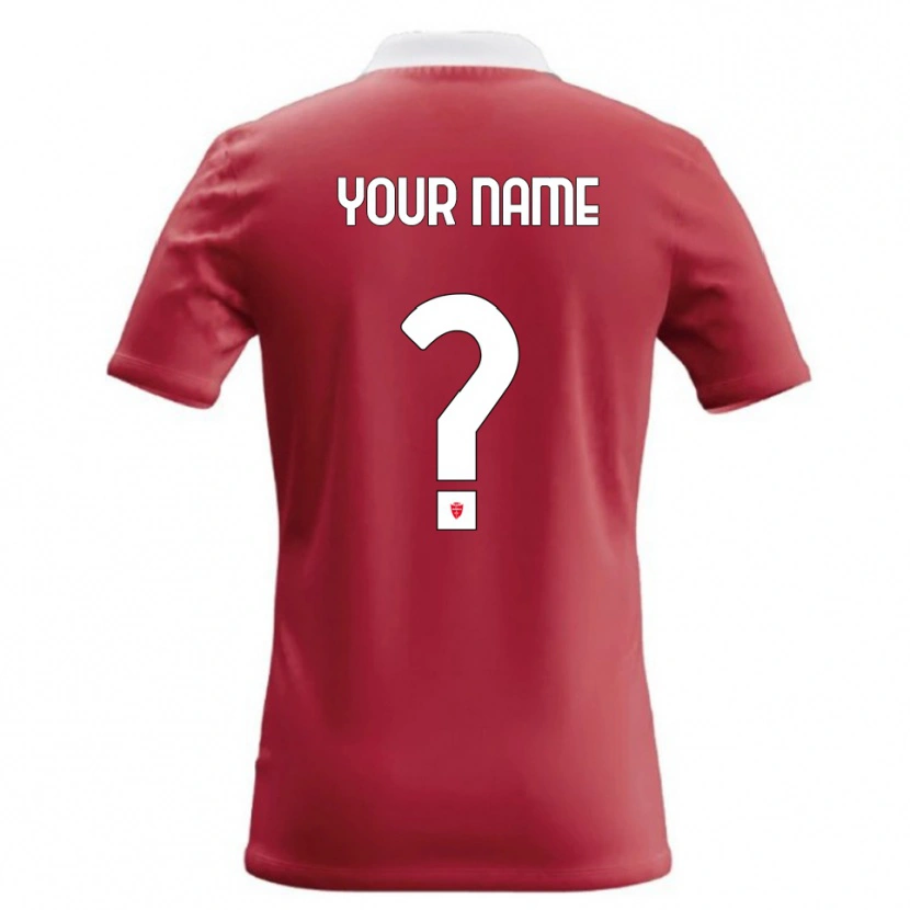 Danxen Homem Camisola Seu Nome #0 Vermelho Branco Principal 2026/27 Camisa Brasil