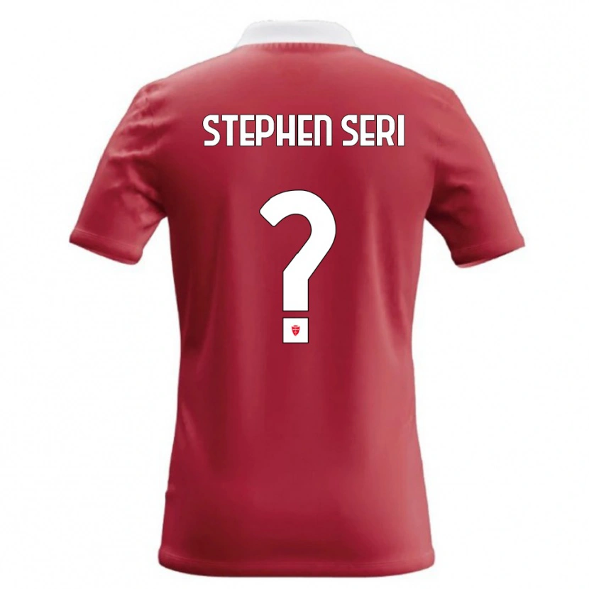 Danxen Homem Camisola Ange Stephen Seri #0 Vermelho Branco Principal 2026/27 Camisa Brasil