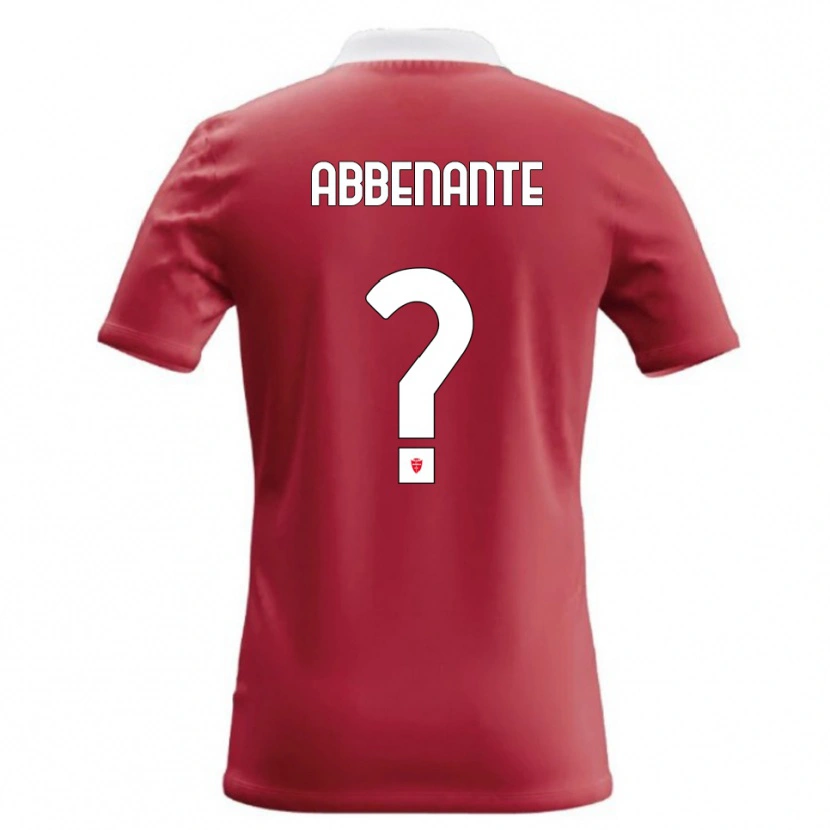 Danxen Homem Camisola Alessandro Abbenante #0 Vermelho Branco Principal 2026/27 Camisa Brasil