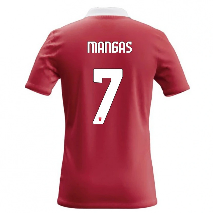Danxen Homem Camisola Ricardo Mangas #7 Vermelho Branco Principal 2026/27 Camisa Brasil