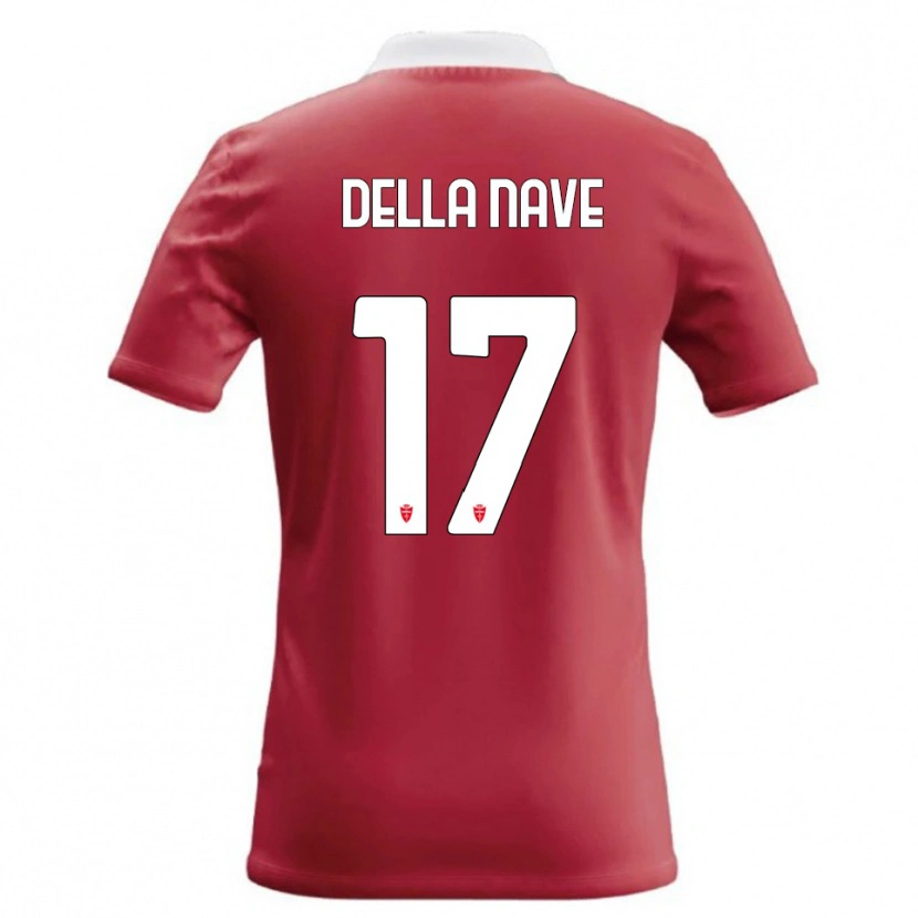 Danxen Homem Camisola Alex Ortolani Della Nave #17 Vermelho Branco Principal 2026/27 Camisa Brasil