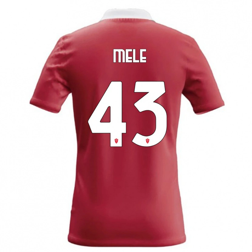 Danxen Homem Camisola Fabio Mele #43 Vermelho Branco Principal 2026/27 Camisa Brasil