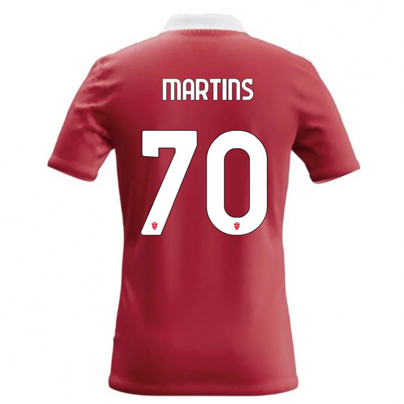 Danxen Homem Camisola Kevin Martins #70 Vermelho Branco Principal 2026/27 Camisa Brasil