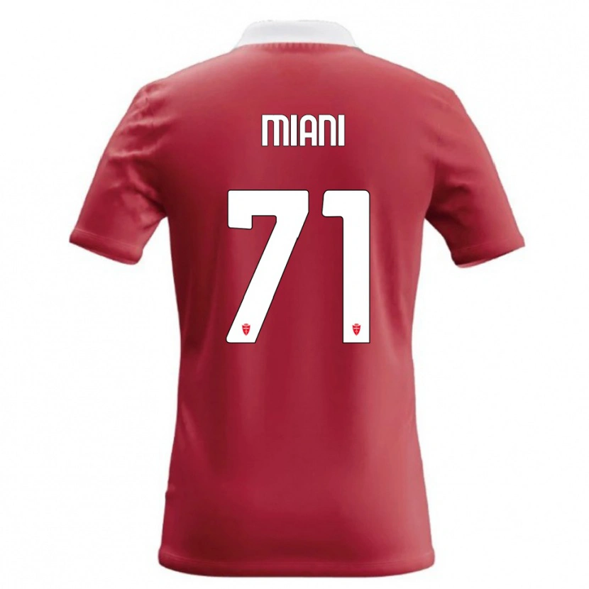 Danxen Homem Camisola Arthur Miani #71 Vermelho Branco Principal 2026/27 Camisa Brasil