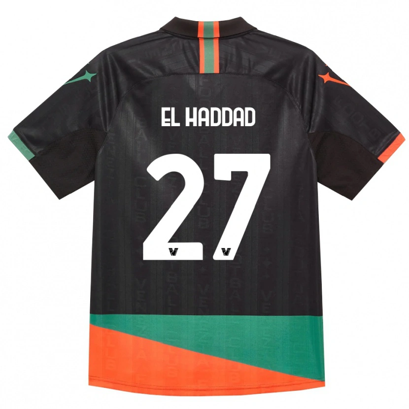 Danxen Homem Camisola Saad El Haddad #27 Preto Laranja Verde Principal 2026/27 Camisa Brasil