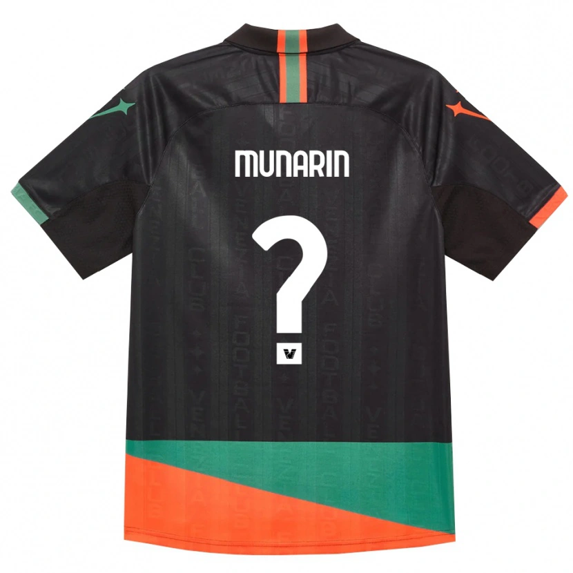 Danxen Homem Camisola Tommaso Munarin #0 Preto Laranja Verde Principal 2026/27 Camisa Brasil