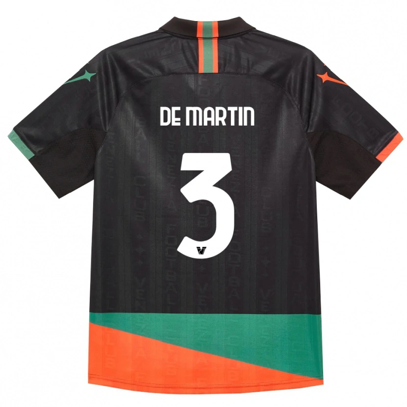 Danxen Homem Camisola Lorenzo De Martin #3 Preto Laranja Verde Principal 2026/27 Camisa Brasil