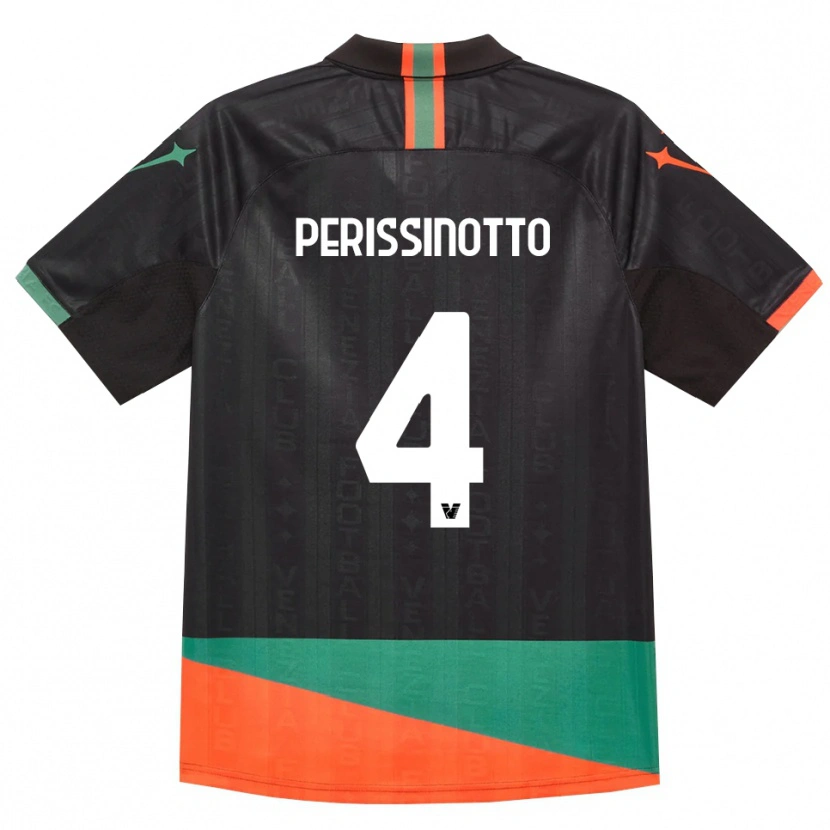 Danxen Homem Camisola Nicolò Perissinotto #4 Preto Laranja Verde Principal 2026/27 Camisa Brasil
