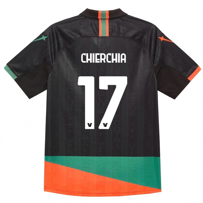 Danxen Homem Camisola Chiara Chierchia #17 Preto Laranja Verde Principal 2026/27 Camisa Brasil