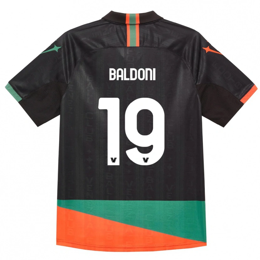 Danxen Homem Camisola Edoardo Baldoni #19 Preto Laranja Verde Principal 2026/27 Camisa Brasil