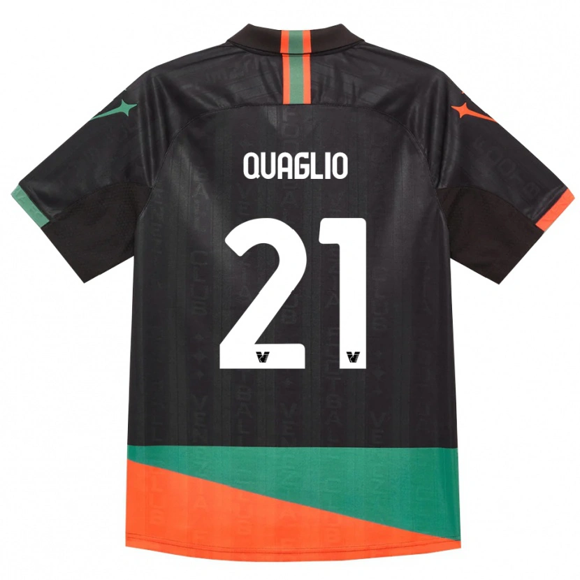 Danxen Homem Camisola Anna Quaglio #21 Preto Laranja Verde Principal 2026/27 Camisa Brasil