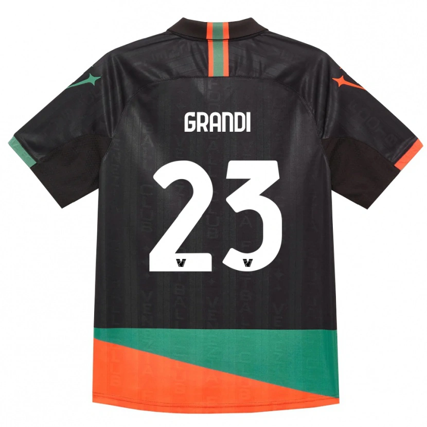 Danxen Homem Camisola Matteo Grandi #23 Preto Laranja Verde Principal 2026/27 Camisa Brasil
