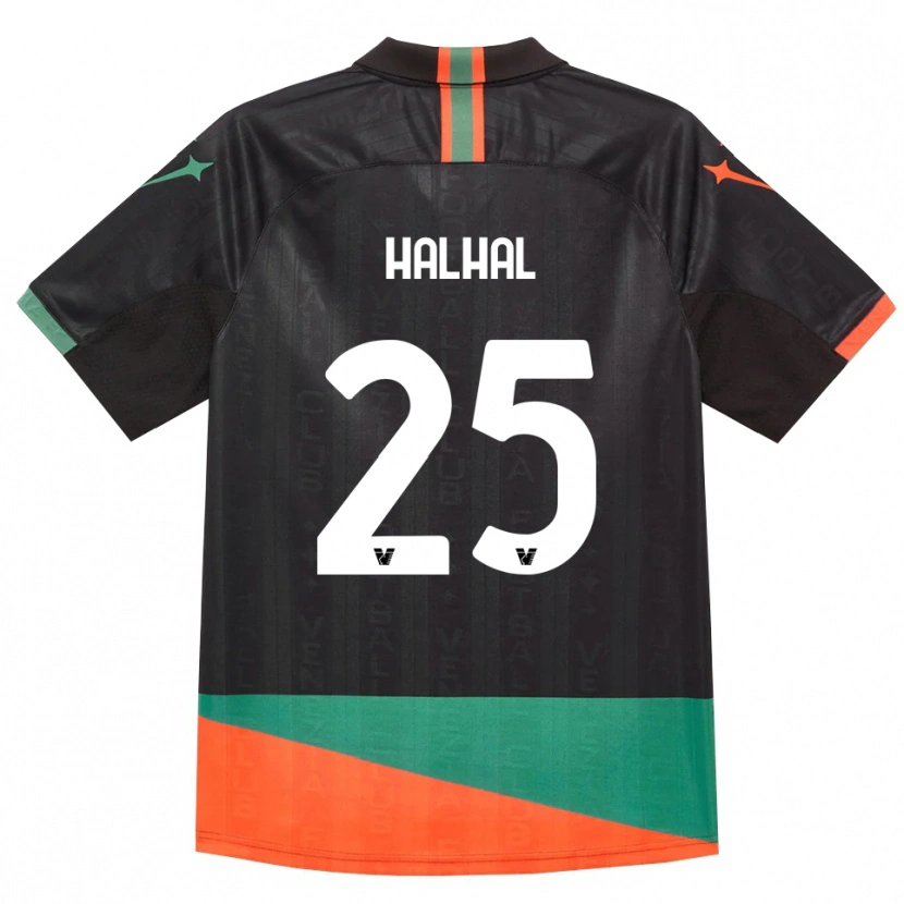 Danxen Homem Camisola Redouane Halhal #25 Preto Laranja Verde Principal 2026/27 Camisa Brasil