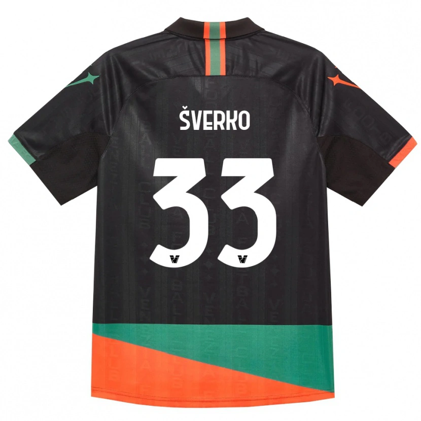 Danxen Homem Camisola Marin Šverko #33 Preto Laranja Verde Principal 2026/27 Camisa Brasil