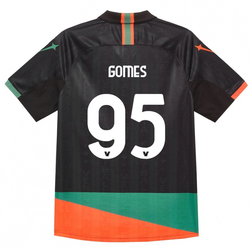 Danxen Homem Camisola Ale Gomes #95 Preto Laranja Verde Principal 2026/27 Camisa Brasil