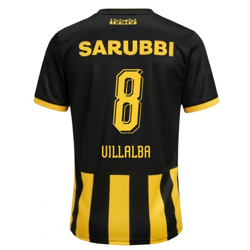 Danxen Homem Camisola Héctor Villalba #8 Preto Amarelo Principal 2026/27 Camisa Brasil