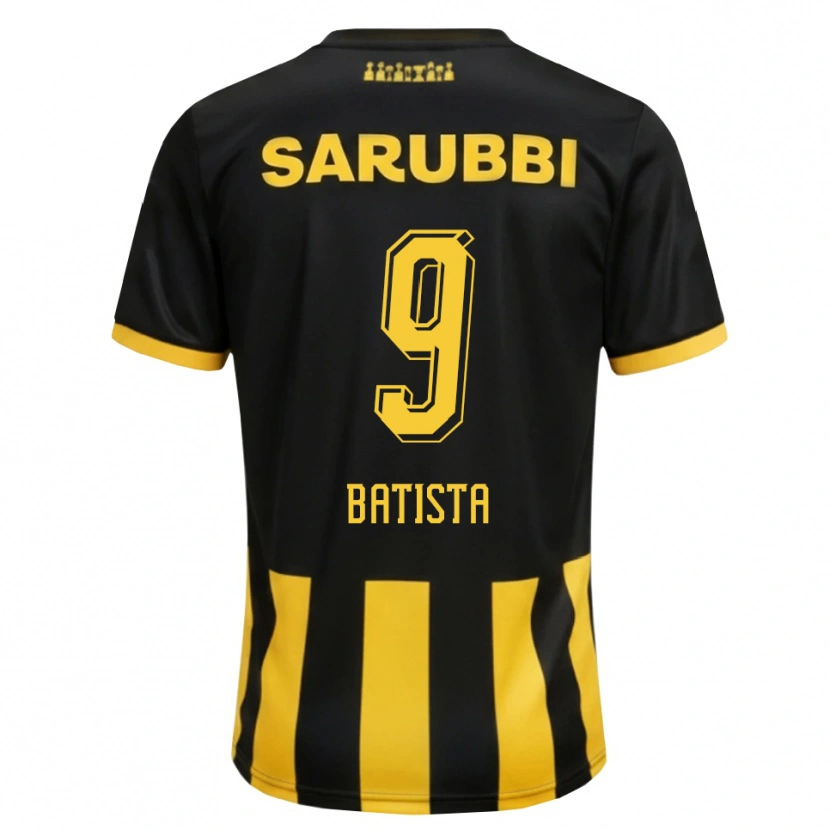 Danxen Homem Camisola Facundo Batista #9 Preto Amarelo Principal 2026/27 Camisa Brasil