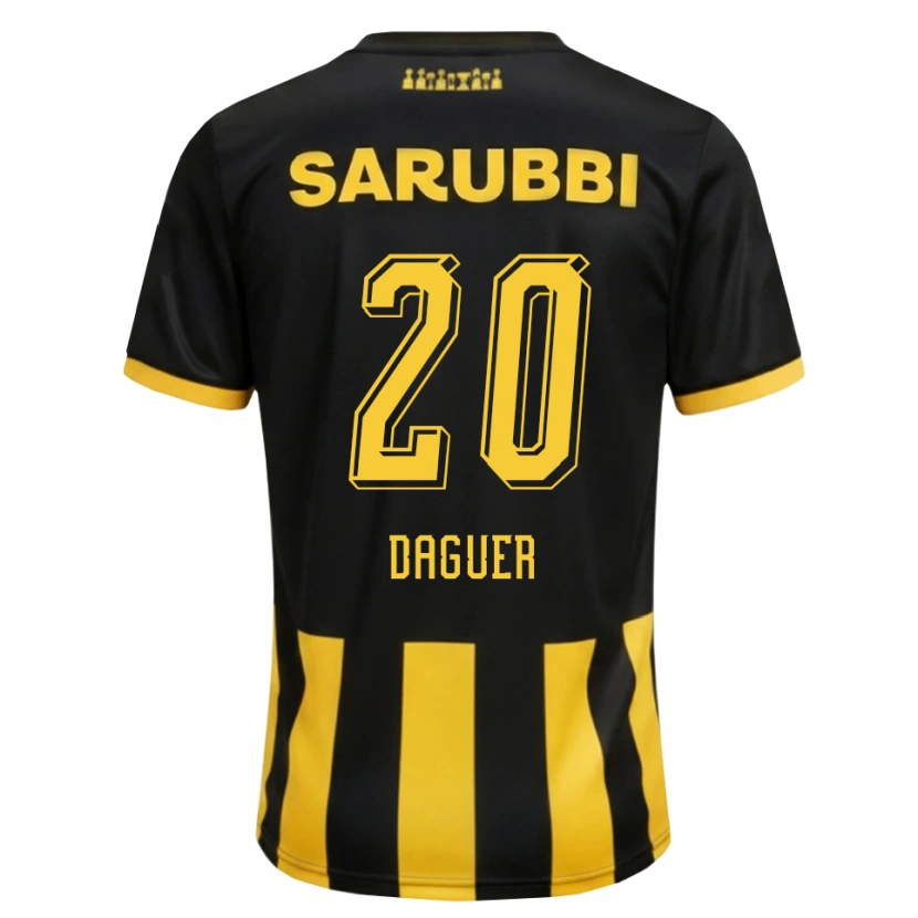 Danxen Homem Camisola Julio Daguer #20 Preto Amarelo Principal 2026/27 Camisa Brasil