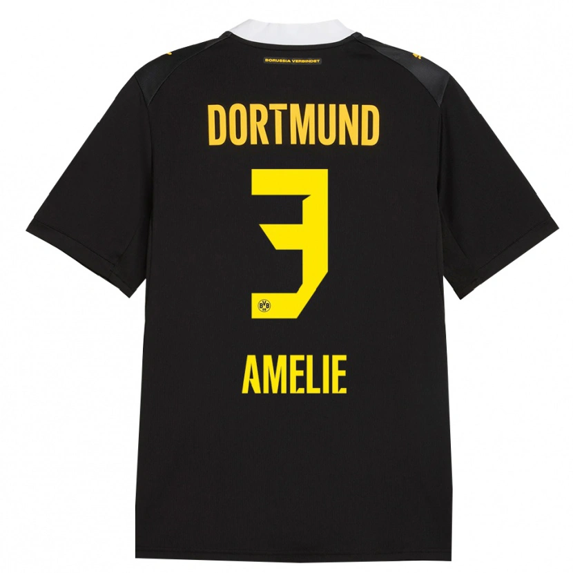 Danxen Homem Camisola Berger Amelie #3 Preto Vermelho Amarelo Alternativa 2026/27 Camisa Brasil