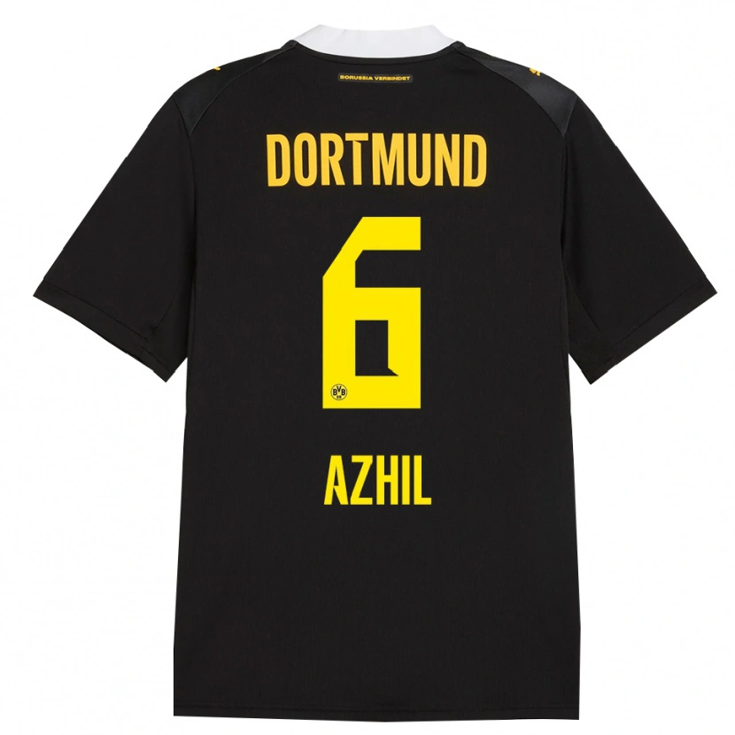 Danxen Homem Camisola Ayman Azhil #6 Preto Vermelho Amarelo Alternativa 2026/27 Camisa Brasil
