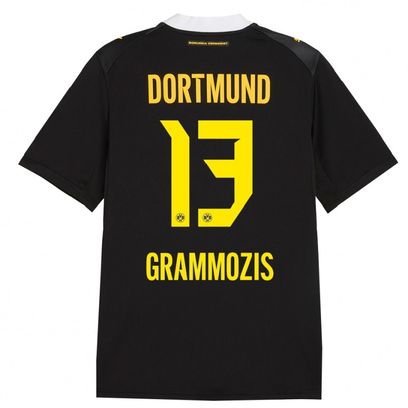 Danxen Homem Camisola Athanasios Grammozis #13 Preto Vermelho Amarelo Alternativa 2026/27 Camisa Brasil