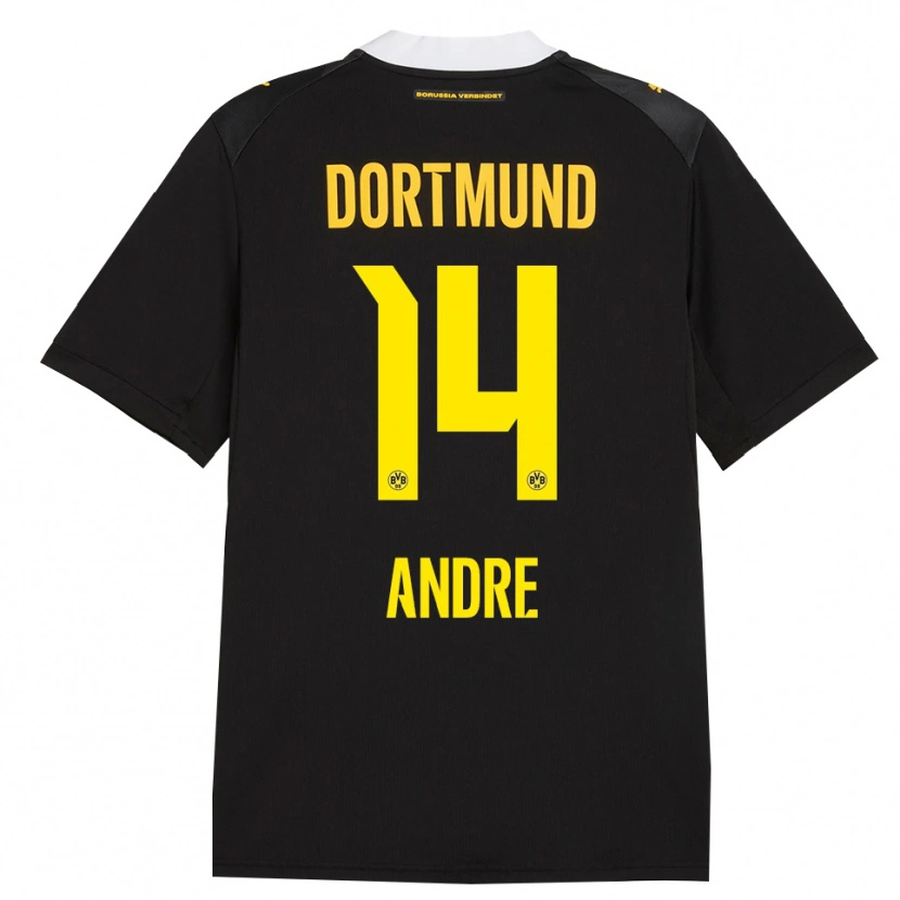 Danxen Homem Camisola Fuhr Andre #14 Preto Vermelho Amarelo Alternativa 2026/27 Camisa Brasil