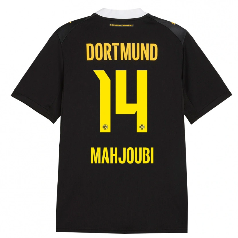 Danxen Homem Camisola Anas Mahjoubi #14 Preto Vermelho Amarelo Alternativa 2026/27 Camisa Brasil