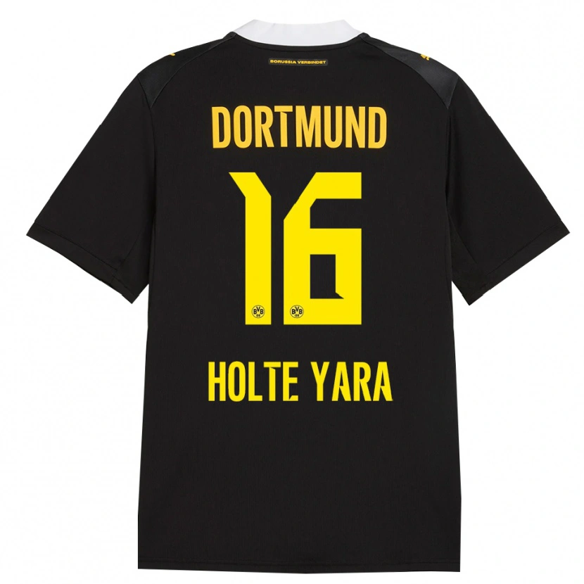 Danxen Homem Camisola Ten Holte Yara #16 Preto Vermelho Amarelo Alternativa 2026/27 Camisa Brasil