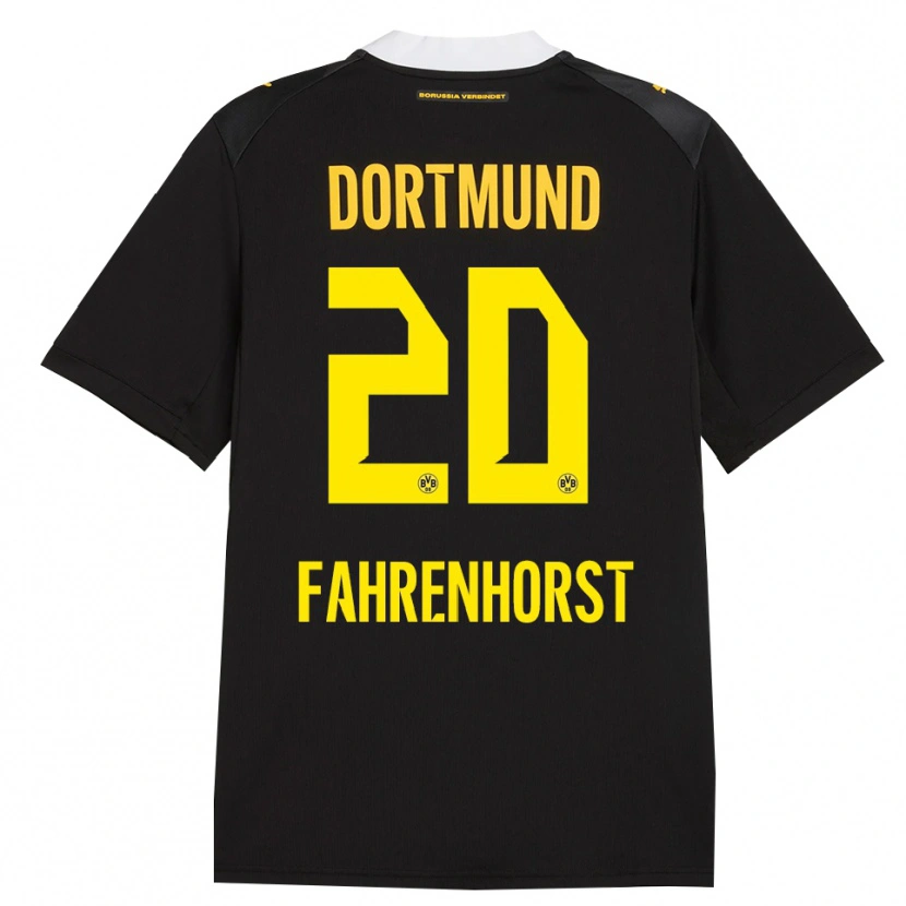 Danxen Homem Camisola Luke Fahrenhorst #20 Preto Vermelho Amarelo Alternativa 2026/27 Camisa Brasil