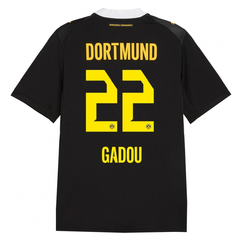 Danxen Homem Camisola Joane Gadou #22 Preto Vermelho Amarelo Alternativa 2026/27 Camisa Brasil