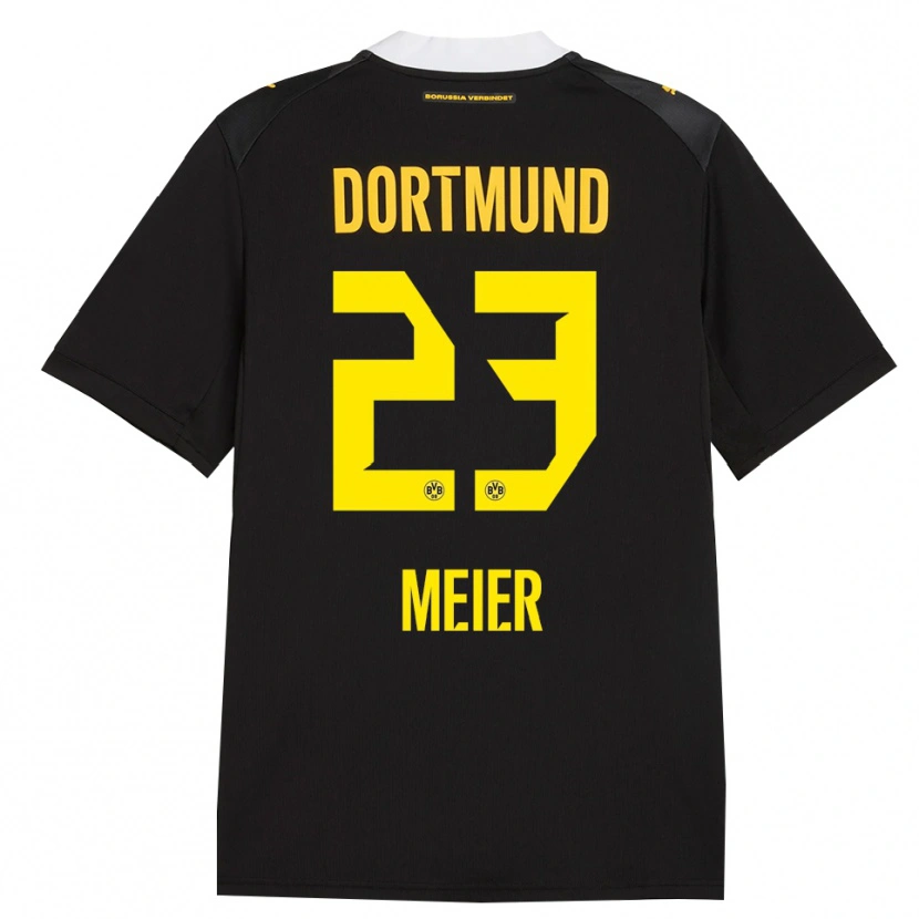 Danxen Homem Camisola Maximilian Meier #23 Preto Vermelho Amarelo Alternativa 2026/27 Camisa Brasil
