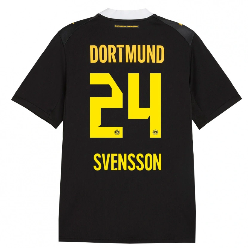 Danxen Homem Camisola Daniel Svensson #24 Preto Vermelho Amarelo Alternativa 2026/27 Camisa Brasil
