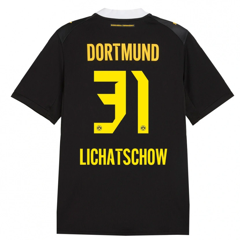 Danxen Homem Camisola Deniese Lichatschow #31 Preto Vermelho Amarelo Alternativa 2026/27 Camisa Brasil