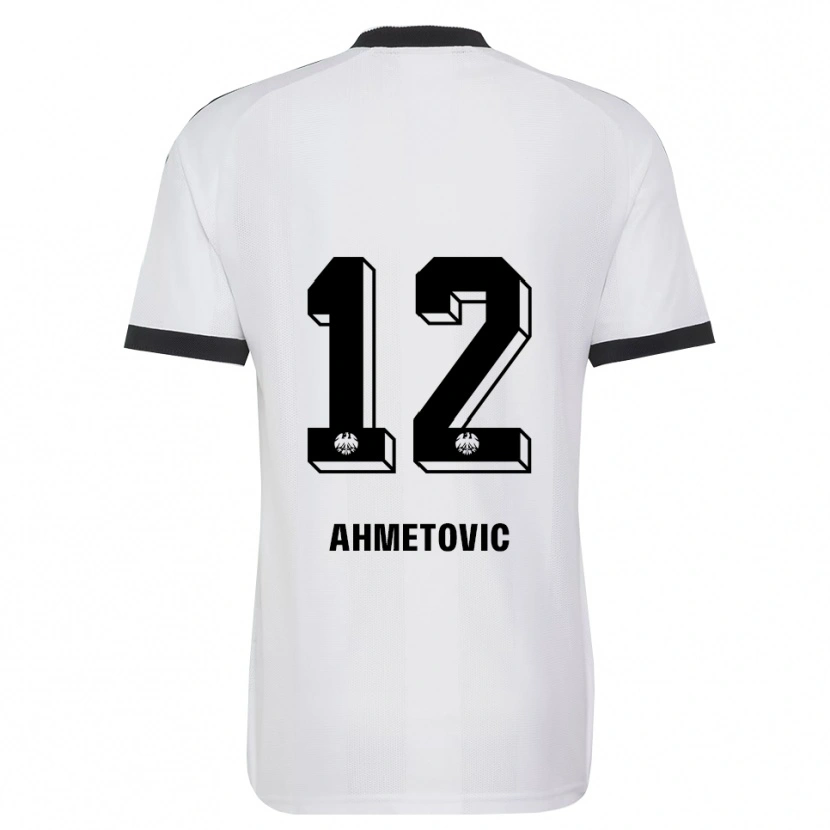 Danxen Homem Camisola Marko Ahmetovic #12 Branco Preto Alternativa 2026/27 Camisa Brasil