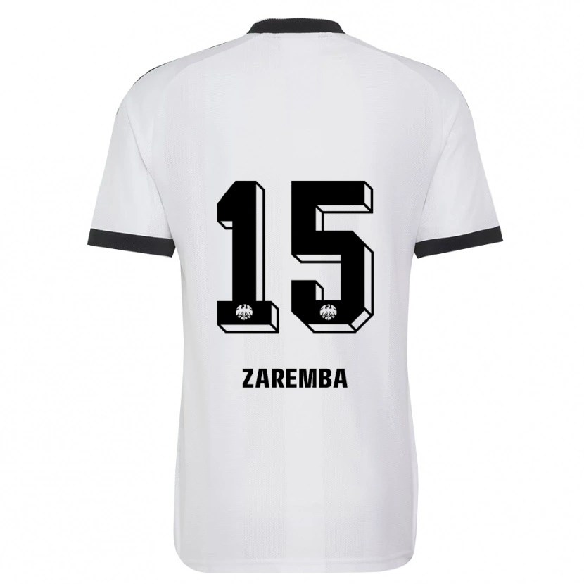 Danxen Homem Camisola Marcel Zaremba #15 Branco Preto Alternativa 2026/27 Camisa Brasil