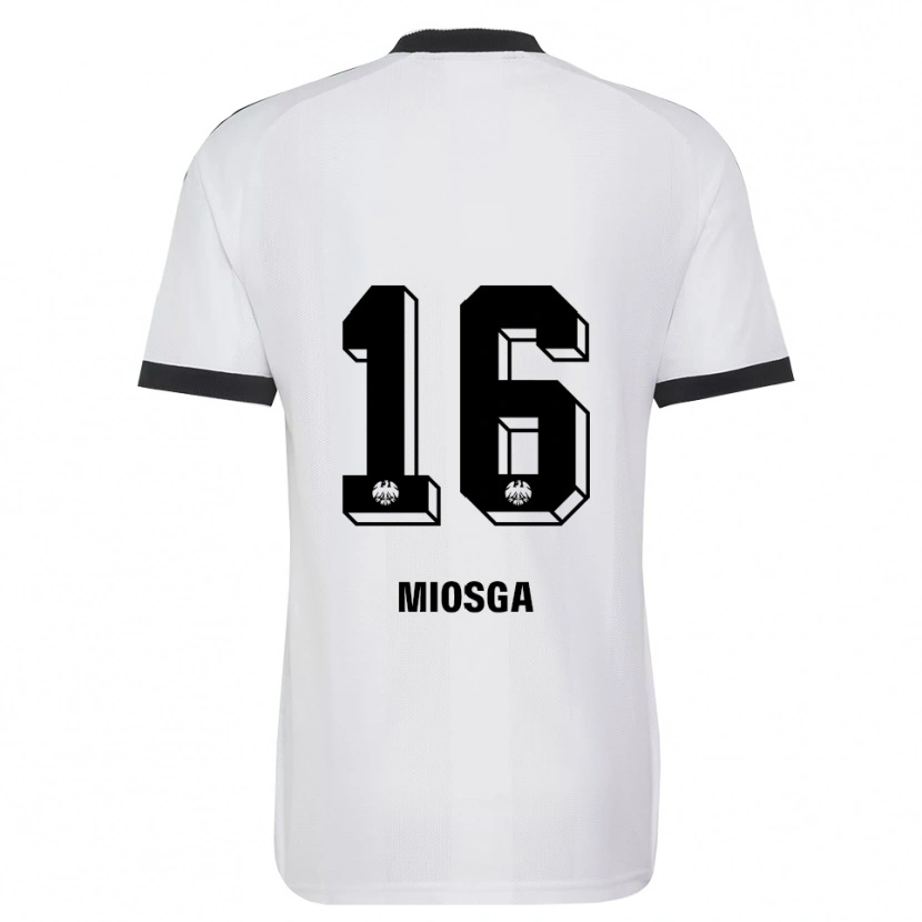 Danxen Homem Camisola Kimani Miosga #16 Branco Preto Alternativa 2026/27 Camisa Brasil