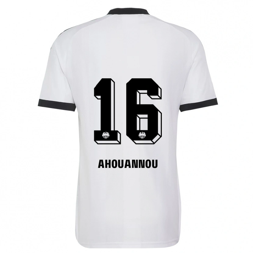 Danxen Homem Camisola Yannis Ahouannou #16 Branco Preto Alternativa 2026/27 Camisa Brasil