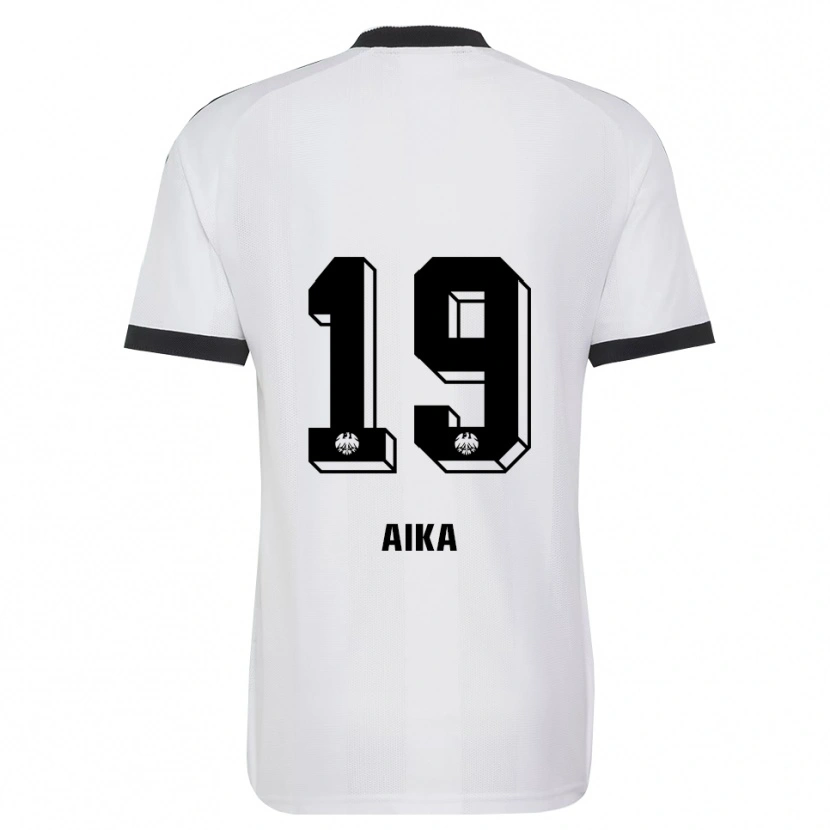 Danxen Homem Camisola Israel Aika #19 Branco Preto Alternativa 2026/27 Camisa Brasil
