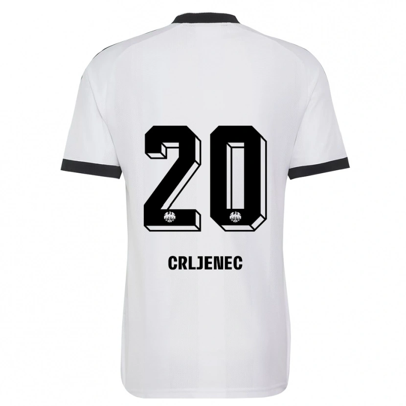 Danxen Homem Camisola Dominik Crljenec #20 Branco Preto Alternativa 2026/27 Camisa Brasil