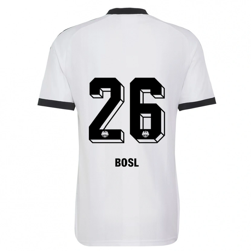 Danxen Homem Camisola Cara Bosl #26 Branco Preto Alternativa 2026/27 Camisa Brasil
