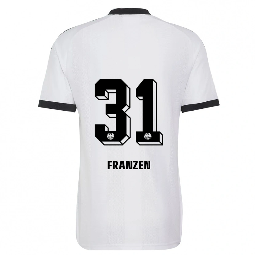 Danxen Homem Camisola Marlon Franzen #31 Branco Preto Alternativa 2026/27 Camisa Brasil