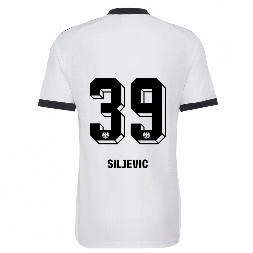 Danxen Homem Camisola Amil Siljevic #39 Branco Preto Alternativa 2026/27 Camisa Brasil