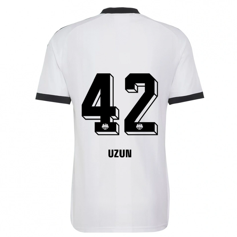 Danxen Homem Camisola Can Uzun #42 Branco Preto Alternativa 2026/27 Camisa Brasil