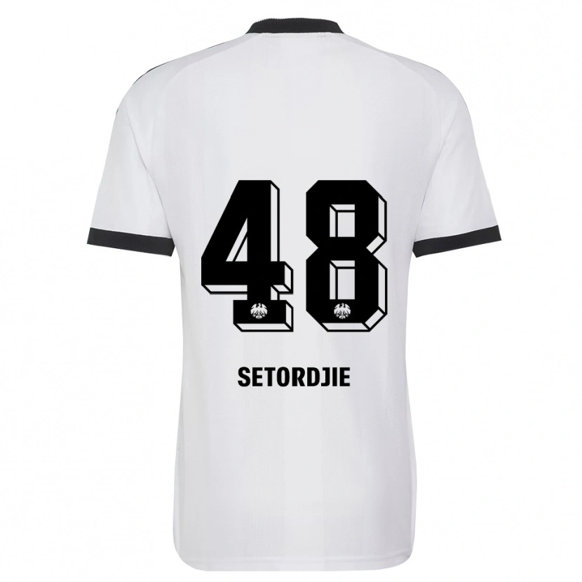 Danxen Homem Camisola Lawrence Setordjie #48 Branco Preto Alternativa 2026/27 Camisa Brasil