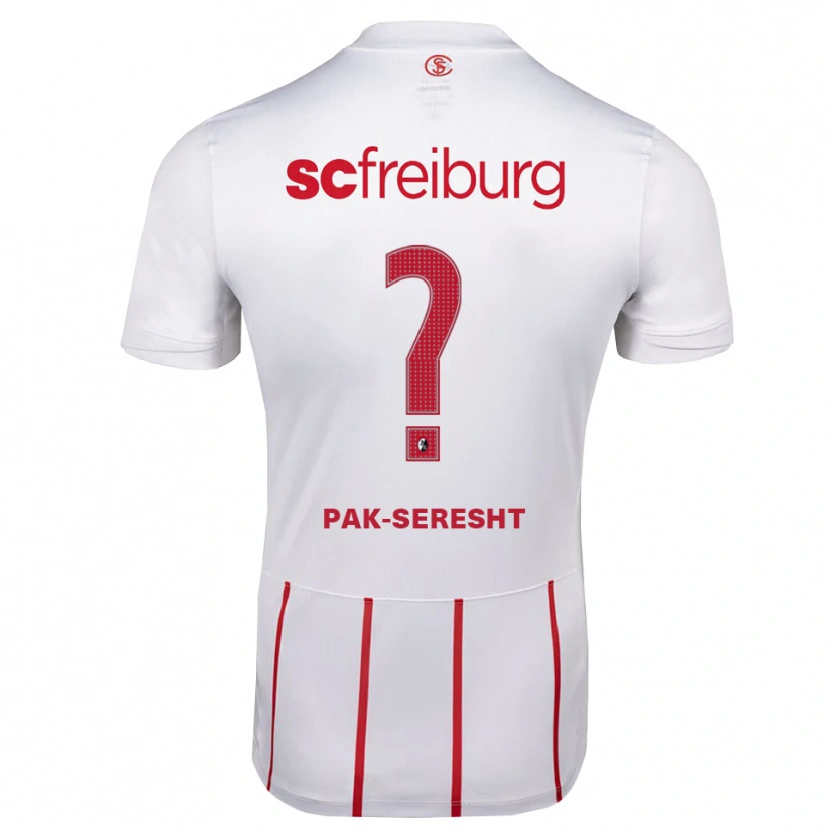 Danxen Homem Camisola Puyan Pak-Seresht #0 Branco Vermelho Amarelo Alternativa 2026/27 Camisa Brasil