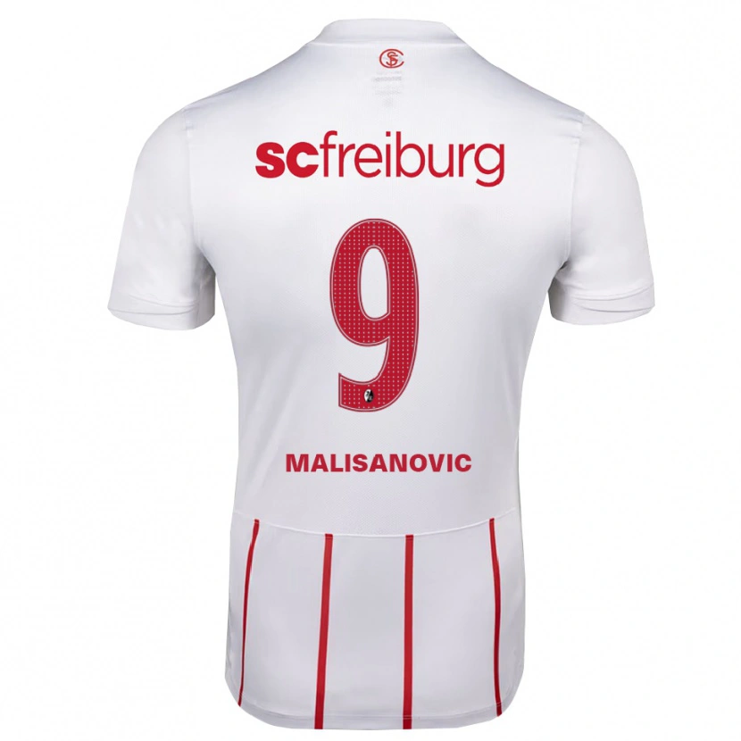 Danxen Homem Camisola Darko Malisanovic #9 Branco Vermelho Amarelo Alternativa 2026/27 Camisa Brasil