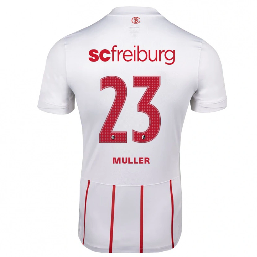 Danxen Homem Camisola Marie Müller #23 Branco Vermelho Amarelo Alternativa 2026/27 Camisa Brasil