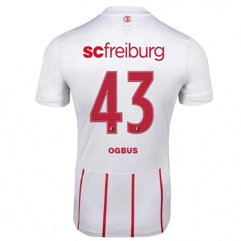 Danxen Homem Camisola Bruno Ogbus #43 Branco Vermelho Amarelo Alternativa 2026/27 Camisa Brasil
