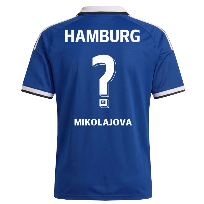Danxen Homem Camisola Maria Mikolajova #0 Branco Azul Alternativa 2026/27 Camisa Brasil