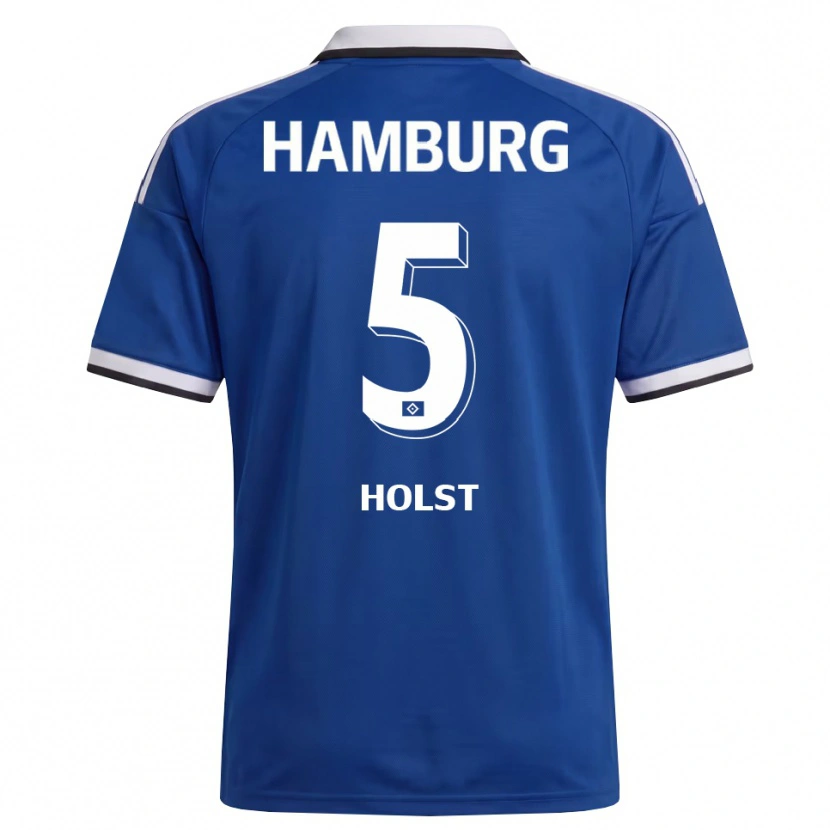 Danxen Homem Camisola Evelyn Holst #5 Branco Azul Alternativa 2026/27 Camisa Brasil